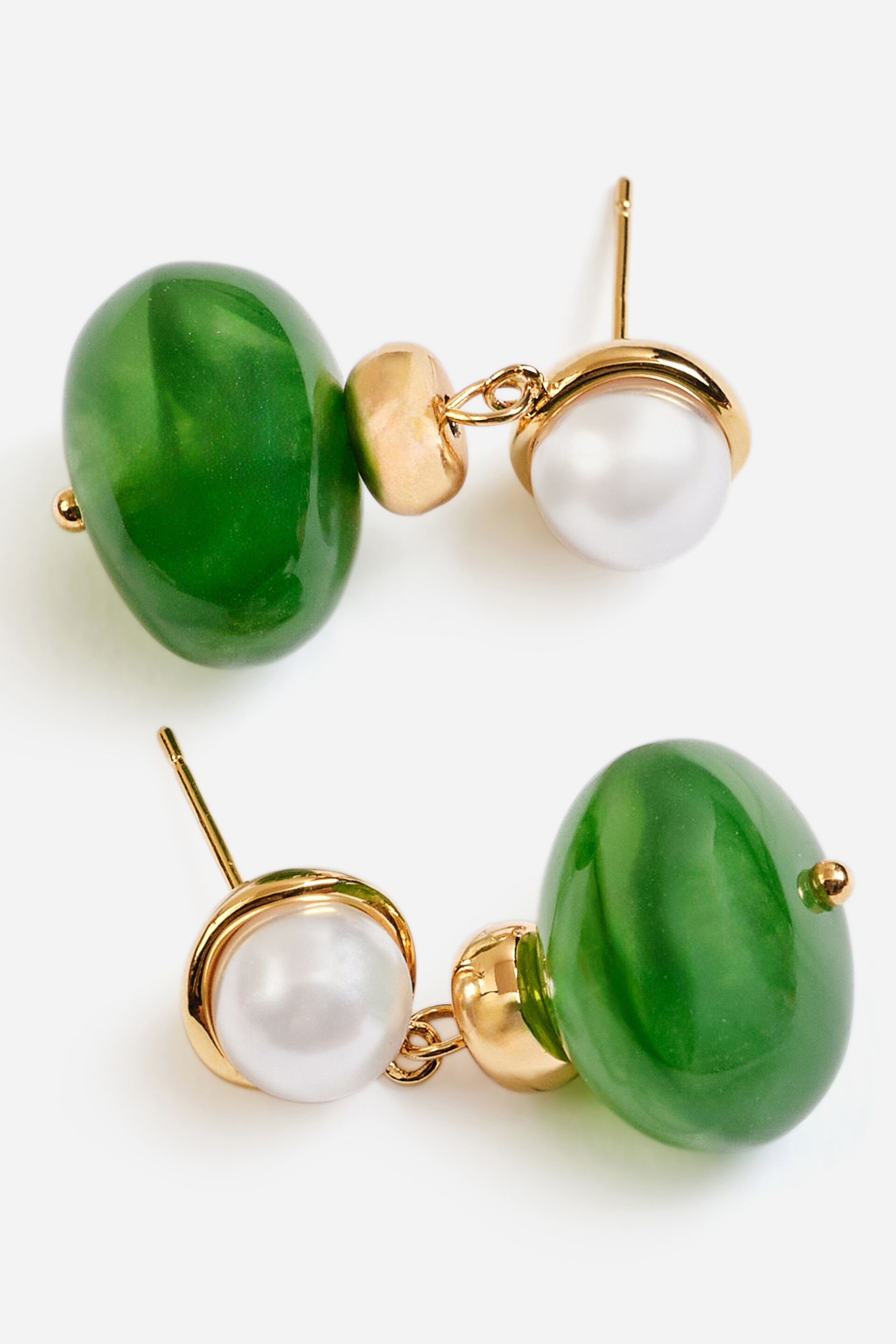 Green Gaze Earrings, , image 2